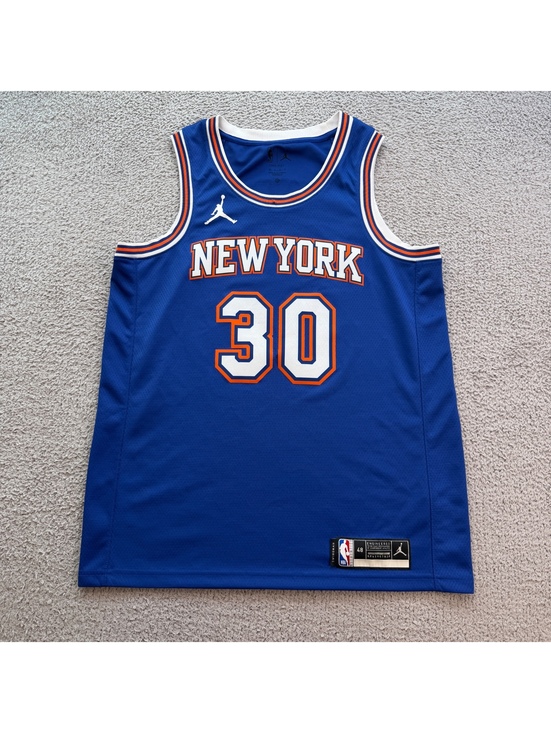 Jordan Other - Jordan Julius Randle #30 New York Knicks Swingman NBA Jersey Blue Men's Large 48